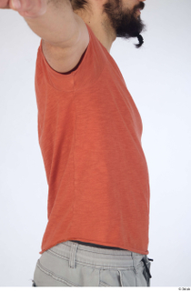 Turgen casual dressed orange t-shirt upper body 0007.jpg